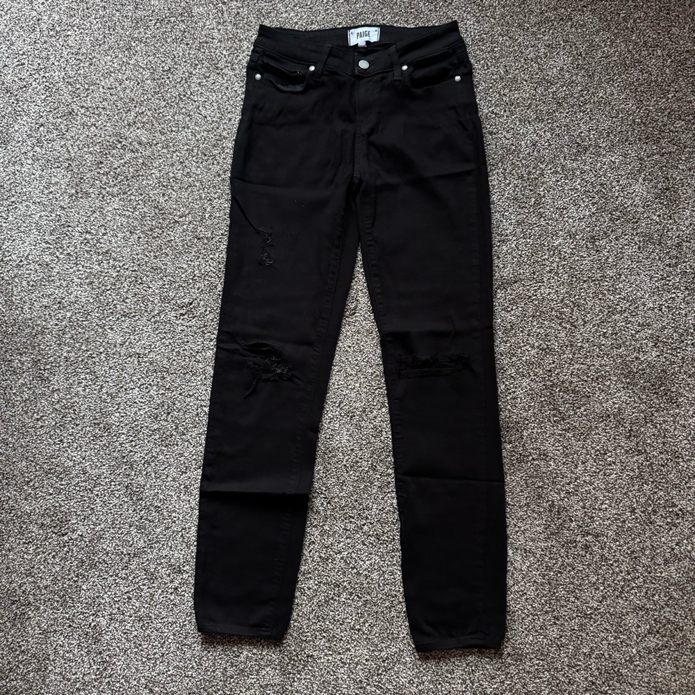 Paige Verdugo ultra skinny distressed jeans